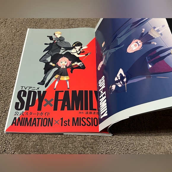 Spy x Family Official Anime Guide TV ANIMATION x 1st Mission Art Book Anime Anya - Picture 9 of 16